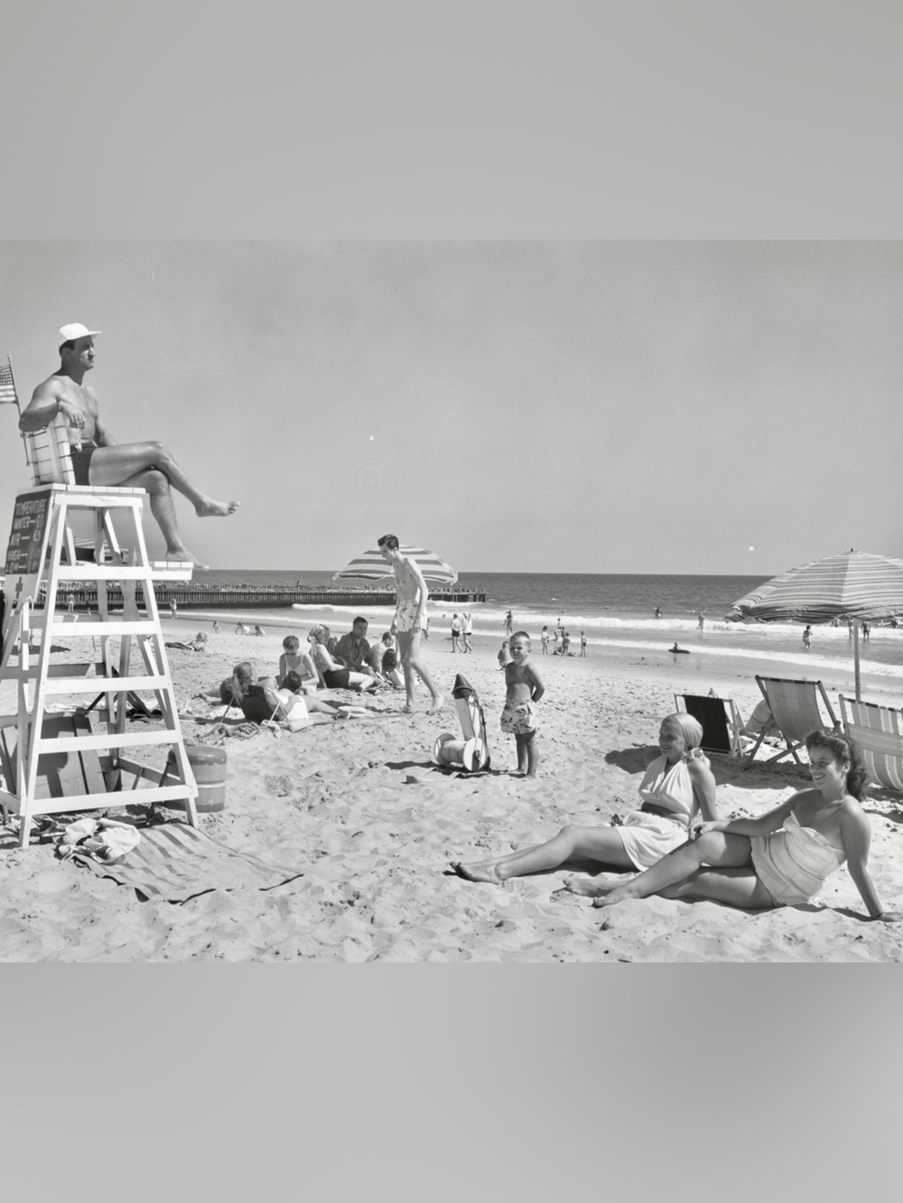 1947 Surf Club, Atlantic Beach, Long Island, New York 8x10 Photo Print #1